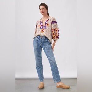 Anthropologie Pilcro The Wanderer Mid-Rise Relaxed Jeans Sz 27